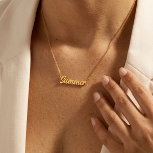 collier prénom personnalisé