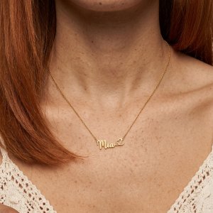 collier prénom personnalisé