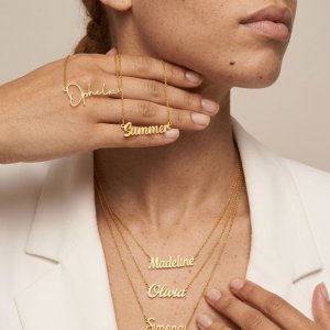 collier prénom personnalisé